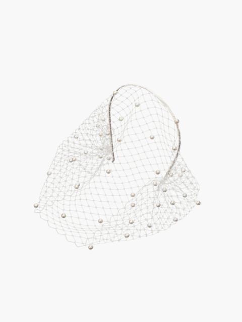 Jennifer Behr Voilette Headband with Pearls