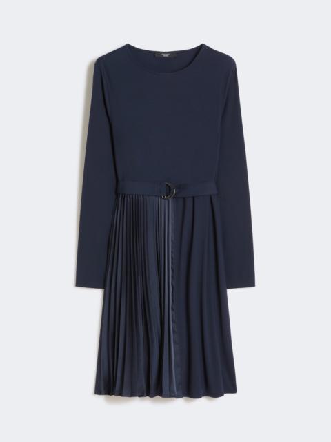 WEEKEND Max Mara Milano-knit jersey dress - NAVY