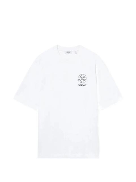 Off-White Off White Men `Offline Half Arrow Skate` T-Shirt