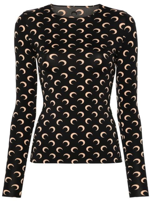 Marine Serre Marine Serre Moon Jersey T-shirt