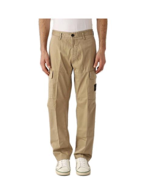 Logo Patch Regular Fit Cargo Pants