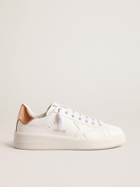Golden Goose Bio-based Purestar with bronze metallic leather heel tab