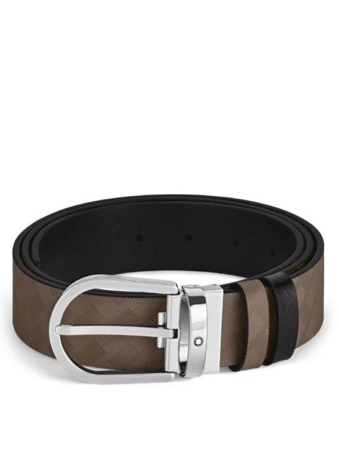 Montblanc Montblanc Extreme Leather Horseshoe 35mm Reversible Belt