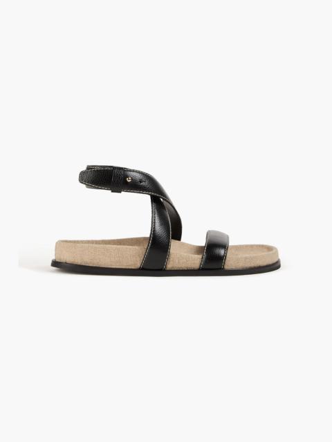 TOTEME Pebbled-leather sandals