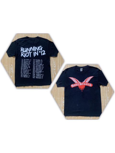 Other Designers Band Tees - Soul Search HardCore Band Running Riot Tour 2012