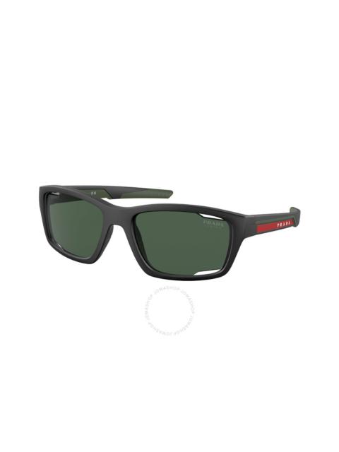 Prada Prada Linea Rossa Green Tuning Sport Men's Sunglasses PS 04YS 18G06U 57