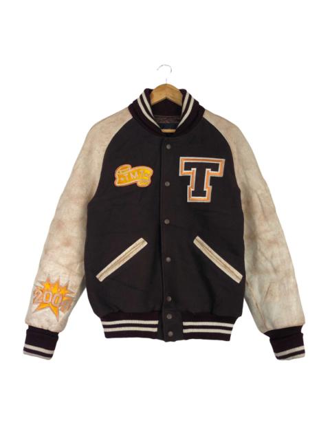 Other Designers Japanese Brand - 🔥TMT Japan 🇯🇵 AW2004 Big Holiday Varsity Leather Jacket