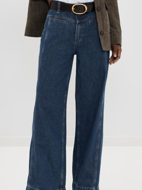 rag & bone Selah High Rise Tailored Wide Leg