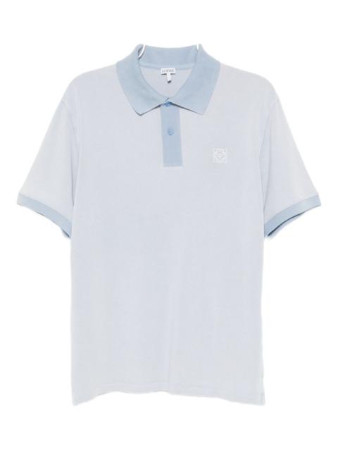 Loewe Loewe Men Logo Cotton Polo Shirt