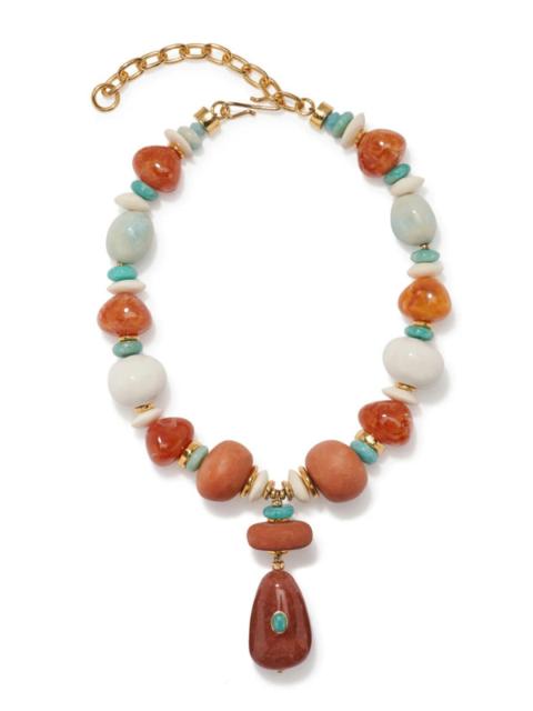 LIZZIE FORTUNATO Andamento Necklace in Mandarina