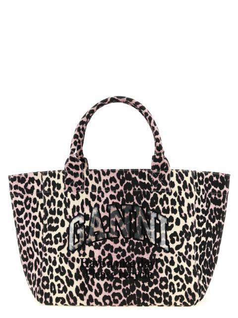 GANNI Ganni Women 'Leopard Medium Tote' Shopping Bag