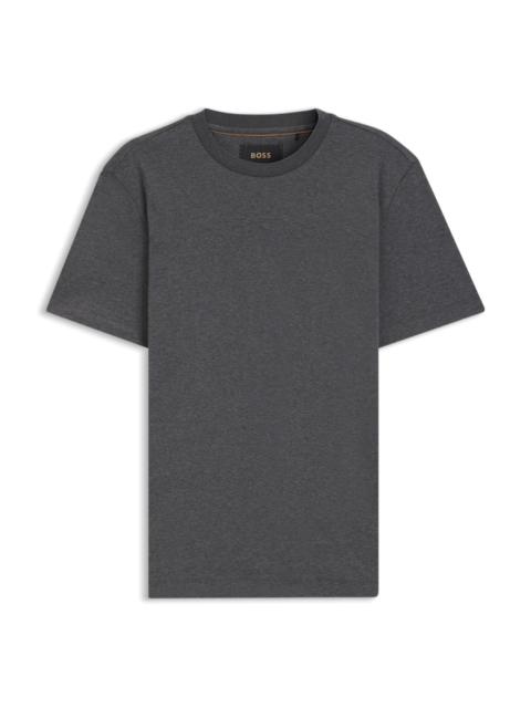 BOSS REGULAR-FIT T-SHIRT IN MERCERIZED COTTON