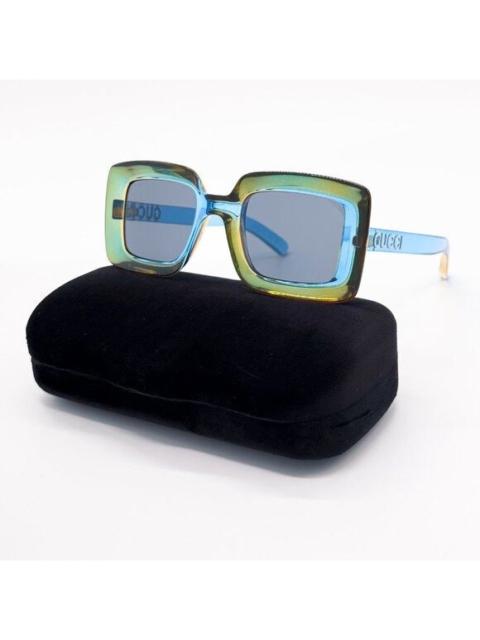GUCCI NEW GUCCI GG1718S 005 BLUE WOMEN SUNGLASSES GUCCI