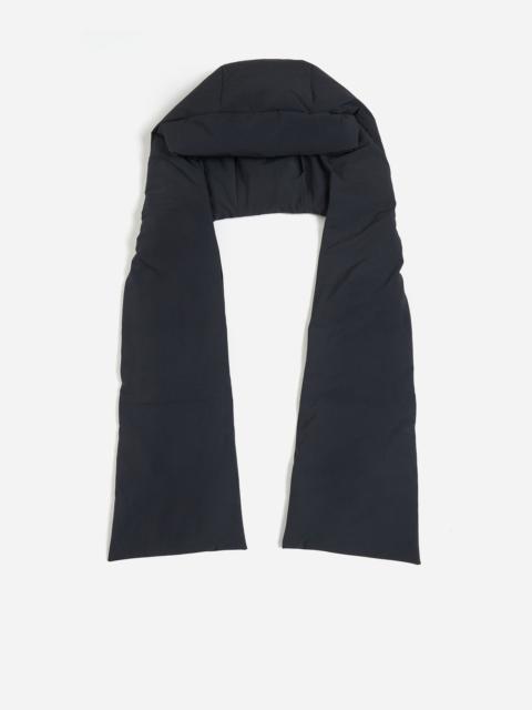 Padded nylon down scarf