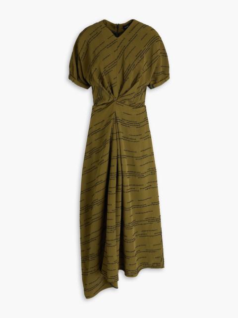 Proenza Schouler Vivienne striped jacquard midi dress