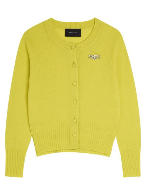 Simone Rocha Simone Rocha Crystal-embellished Cashmere Cardigan