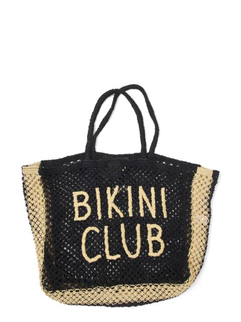 L*SPACE LSPACE Moonlight Woven Jute Tote in Natural/Black at Nordstrom
