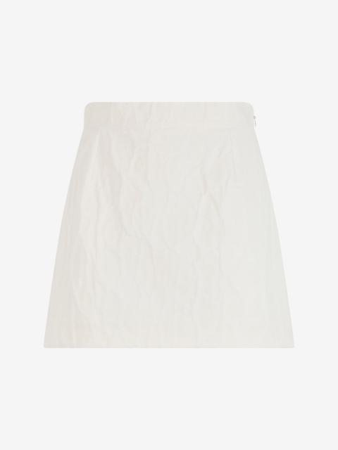Roberto Cavalli Mini skirt in cotton jacquard