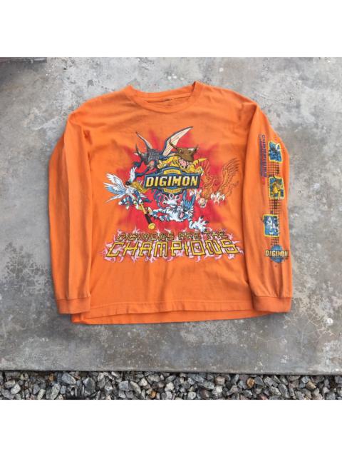 Other Designers Vintage Digital DIGIMON MONSTER Long Sleeve Tee