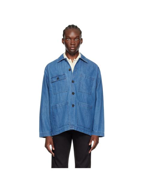 Universal Works Indigo Dockside Denim Jacket