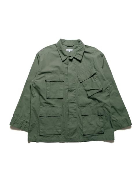 Engineered Garments BDU Jacket Olive Cotton Ripstop