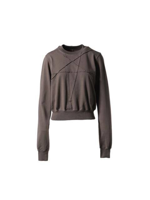 Rick Owens DRKSHDW CROPPED SWEAT / DUST