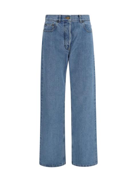 Thom Browne Thom Browne Straight-leg Selvedge Jeans Light Blue