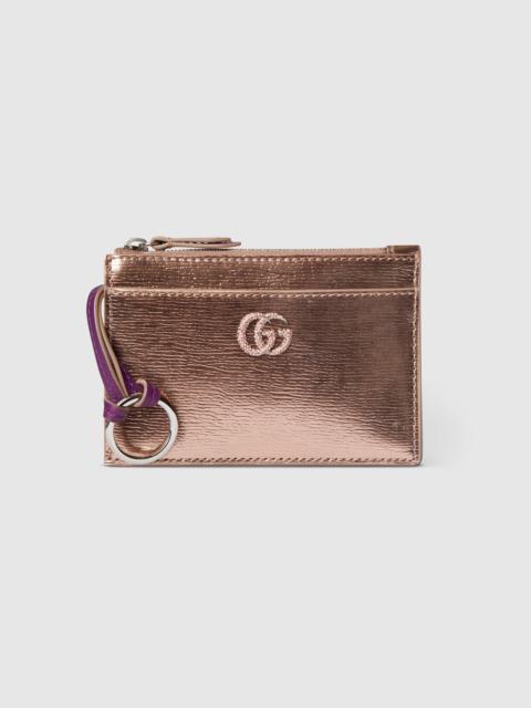 GUCCI GG Marmont zip key pouch