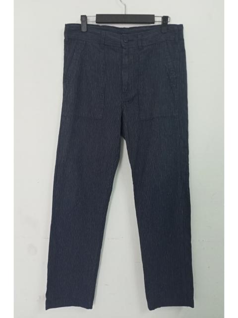 Other Designers Japanese brand GU Striped Drawstring Trousers