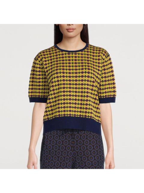 BNWT SS22 DRIES VAN NOTEN JALEENA JACQUARD SWEATER L
