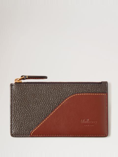 Mulberry Heritage Zipped Long Card Holder
Mole & Cognac Printed BioVeg Scotchgrain & Flat Calf