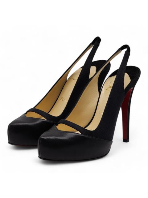 Christian Louboutin Sandy Pumps 120 - Fabric and Leather - Black 36.5 6US $895