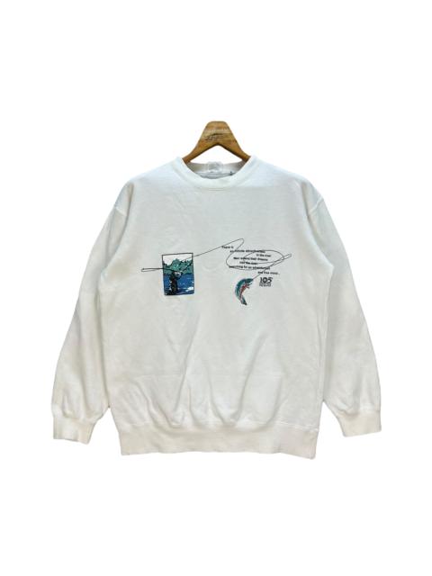 Other Designers Japanese Brand - 105 DENVER COLORADO FLY FISHING GRAPHIC SWEATSHIRT #8717-022