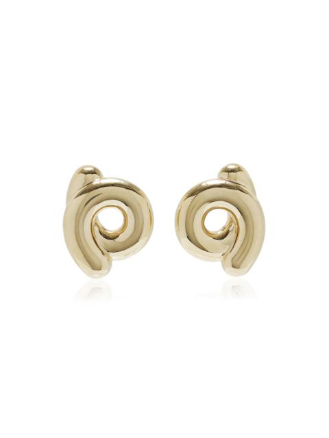 BEA BONGIASCA Large Tarallo 9K Yellow Gold Earrings gold