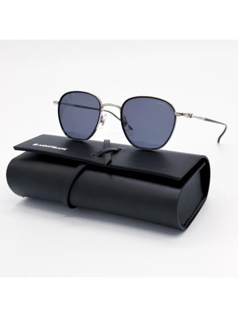 Montblanc NEW MONTBLANC SUNGLASSES MEN BLACK/GRAY MB0160S 001 EYEWEAR