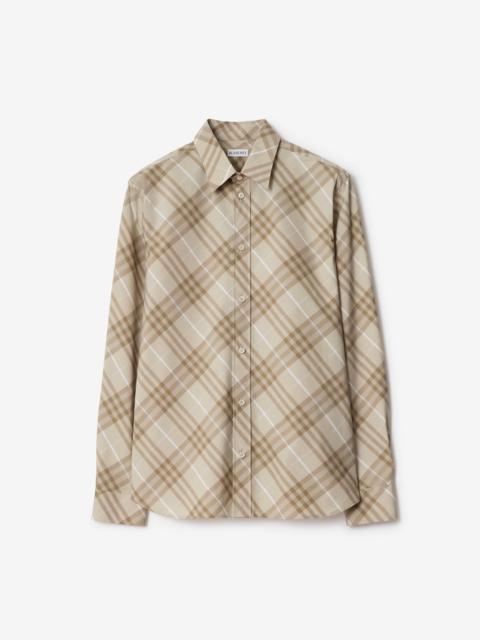 Burberry Relaxed Fit Check Cotton Shirt