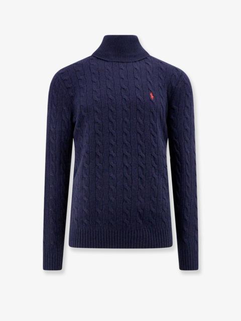 Other Designers Polo Ralph Lauren Wool And Cashmere Sweater With Frontal Logo