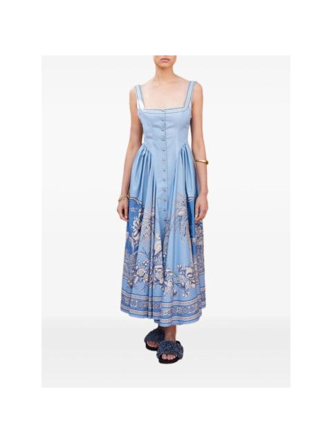 ALÉMAIS Dresses Blue, White