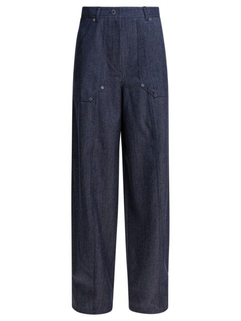 Max Mara Max Mara Denim-effect Wool Pants