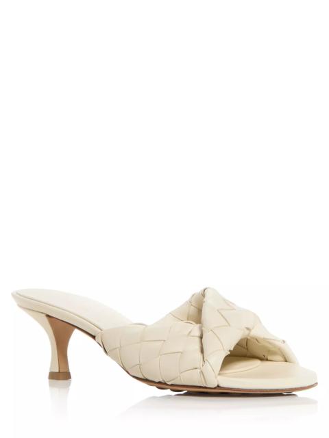 Bottega Veneta Women's Blink Kitten Heel Slide Sandals