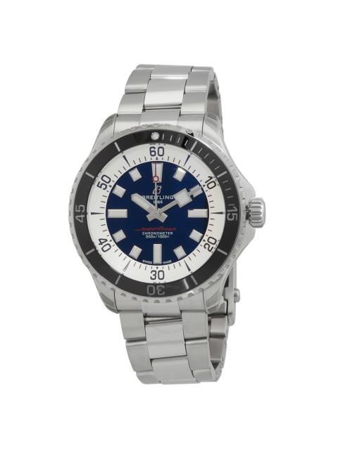 BREITLING Breitling Superocean Automatic Chronometer Blue Dial Watch A17376211C1A1