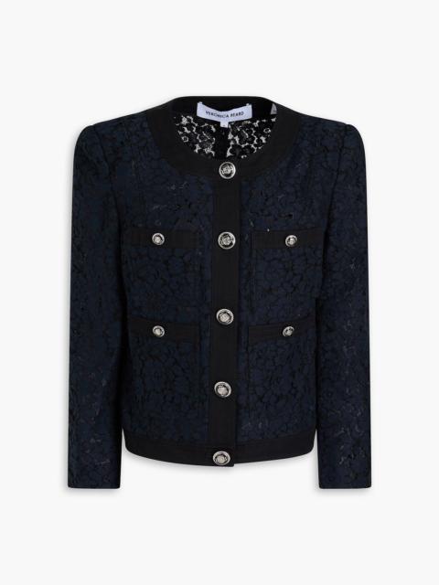 VERONICA BEARD Cotton-blend corded lace jacket