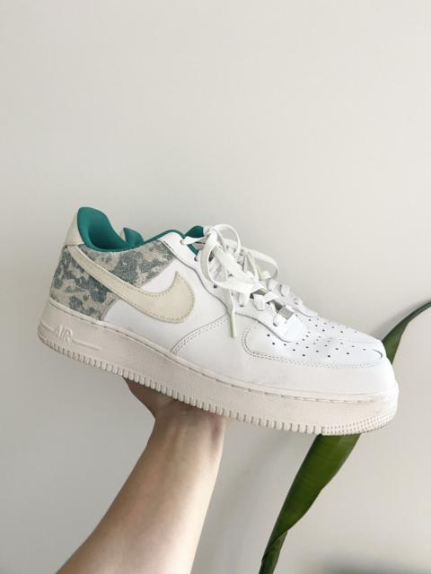 STEAL! Nike Air Force 1 ‘07 LV8 Neptune Green Camo