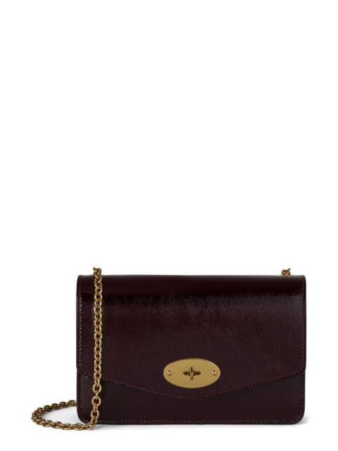 Mulberry Mulberry Small Darley Patent Leather Crossbody Bag in Deep Aubergine at Nordstrom