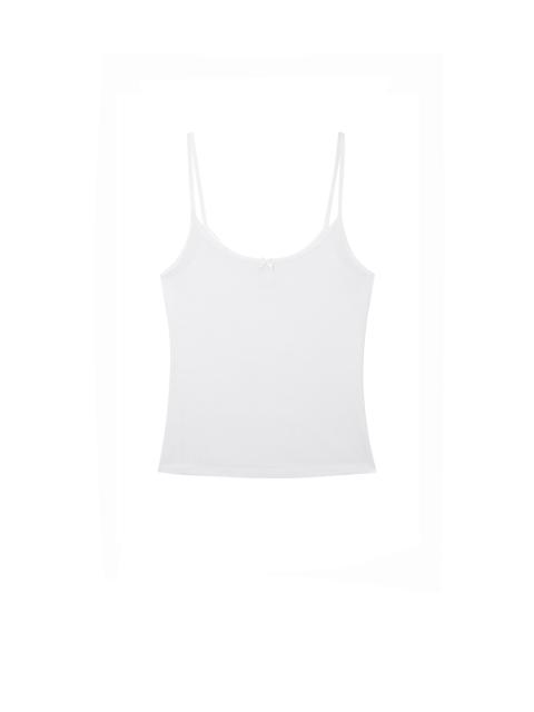 Cou Cou The Tank: Cotton Jersey White