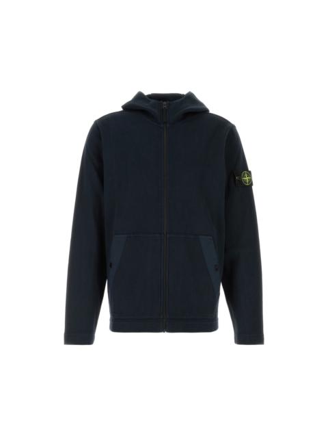 Stone Island STONE ISLAND Navy Blue Cotton Sweatshirt New & Authentic (Me