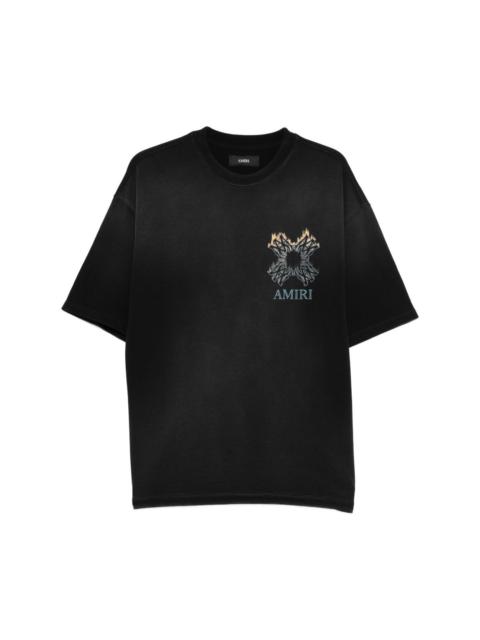 AMIRI MA QUAD FLAMES T-SHIRT