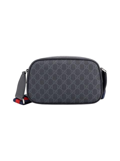 GUCCI Gg Supreme Zipped Messenger Bag
