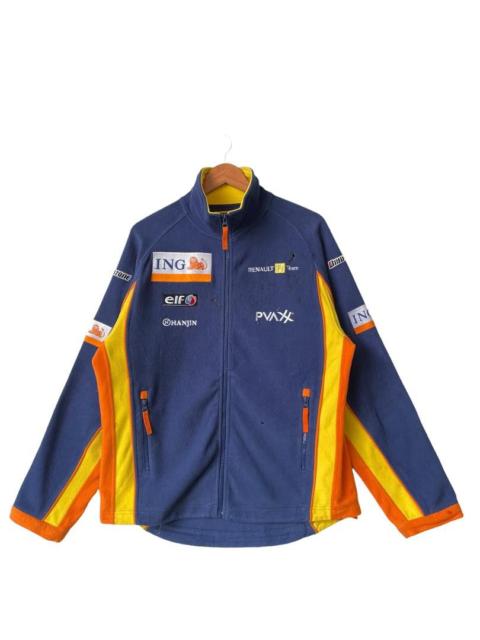 Other Designers Vintage Renault Formula 1 Team Full Zip Fleece Jacket