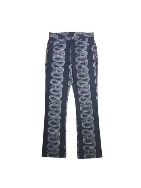 Hysteric Glamour Iconic snake denim